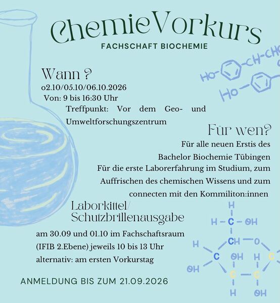 Flyer Chemie Vorkurs